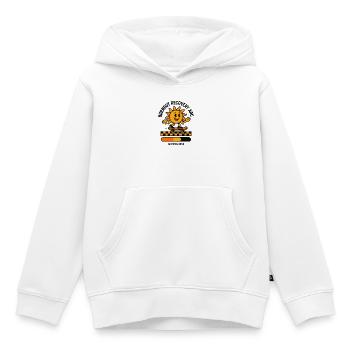 La récupération de l’épuisement professionnel est en cours | Santé mentale - Sweat Premium à capuche enfant bio - blanc - Devant - AI Model Kid Female (0cm)
