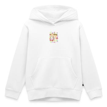 Urzeit Säbelzahntiger - Kinder Premium Organic Hoodie - Weiß - Vorne - AI Model Kid Female (0cm)