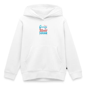 Diabetes type 1 diabetic - Kids Premium Organic Hoodie - white - Front - AI Model Kid Female (0cm)