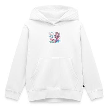 Meerjungfrau 2. Geburtstag 2 Jahre - Kinder Premium Organic Hoodie - Weiß - Vorne - AI Model Kid Female (0cm)