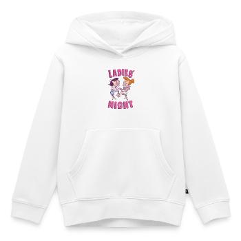 The Flintstones Betty And Wilma Ladies’ Night - Kinder Premium Organic Hoodie - Weiß - Vorne - AI Model Kid Female (0cm)