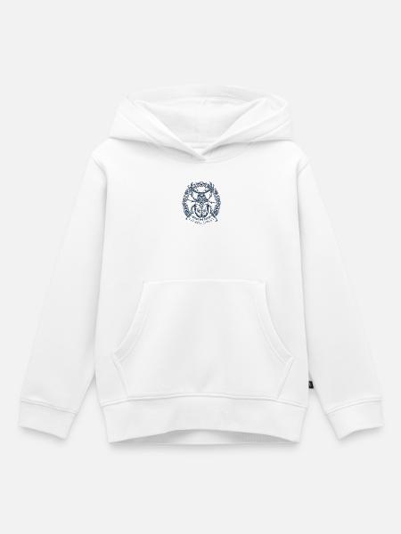Lucanus Servus - Hirschkäfer - Kinder Premium Organic Hoodie - Weiß