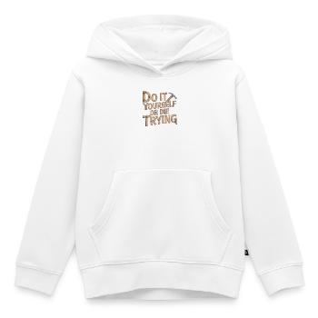 DIY Heimwerker T-Shirt - Kinder Premium Organic Hoodie - Weiß - Vorne - AI Model Kid Female (0cm)