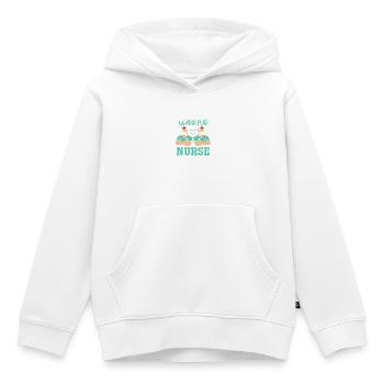 Infirmière de l’hôpital des infirmières - Sweat Premium à capuche enfant bio - blanc - Devant - AI Model Kid Female (0cm)