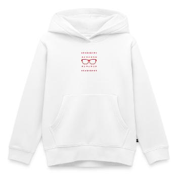 Optik Optiker Augenarzt - Kinder Premium Organic Hoodie - Weiß - Vorne - AI Model Kid Female (0cm)