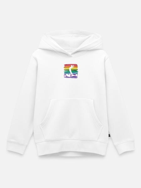 Artistic Swim Team Synchronschwimmen - Kinder Premium Organic Hoodie - Weiß