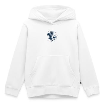 Eichhörnchen Superhero - Kinder Premium Organic Hoodie - Weiß - Vorne - AI Model Kid Female (0cm)