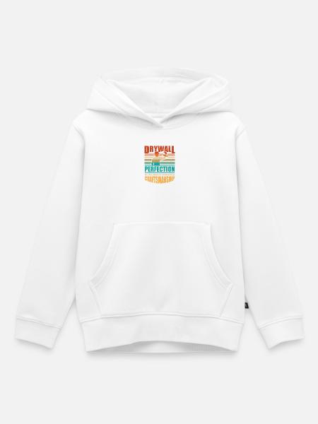 Trockenbau Trockenbauer Trockenbaumonteur - Kinder Premium Organic Hoodie - Weiß