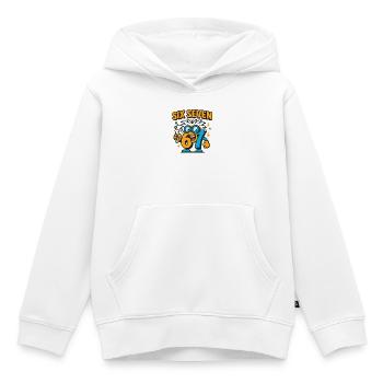 Six Seven 67 Science Humor Nerd Gift Idea - Kids Premium Organic Hoodie - white - Front - AI Model Kid Female (0cm)