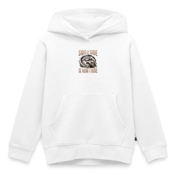UTV Off Road Boy Men 4 Wheeler Side by side - Kinder Premium Organic Hoodie - Weiß - Vorne - AI Model Kid Female (0cm)