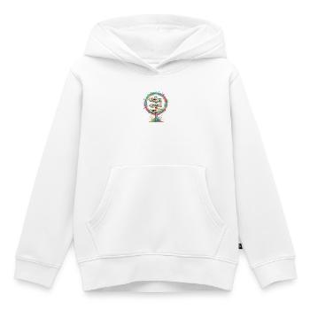 Signpost Tropical Island Trails - Kids Premium Organic Hoodie - white - Front - AI Model Kid Female (0cm)