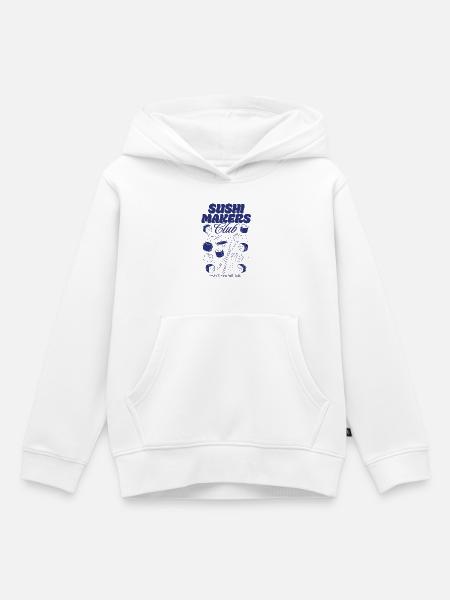 Sushi Makers Club - Kinder Premium Organic Hoodie - Weiß