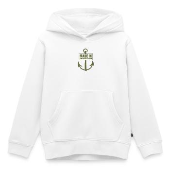 norddeutschland Norddeutsch spruch - Kinder Premium Organic Hoodie - Weiß - Vorne - AI Model Kid Female (0cm)