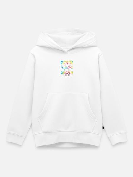 Medizin Coder - Kinder Premium Organic Hoodie - Weiß