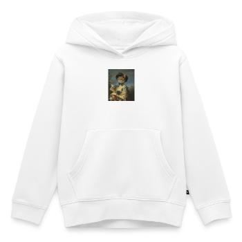 Catleen - Kids Premium Organic Hoodie - white - Front - AI Model Kid Female (0cm)