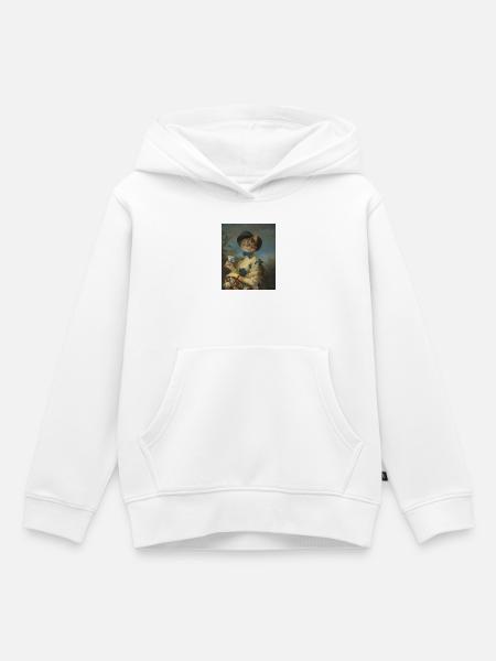 Catleen - Kinder Premium Organic Hoodie - Weiß