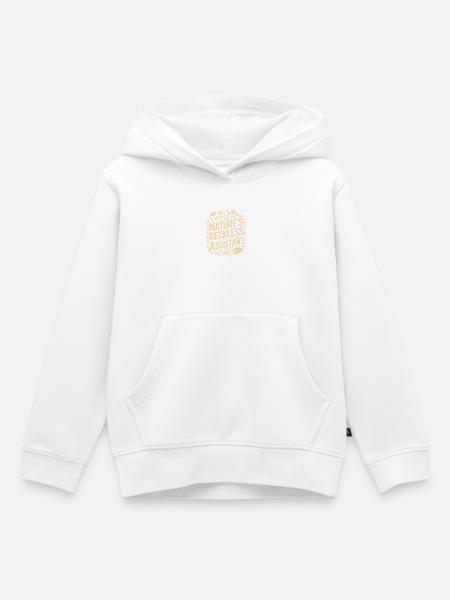 Der rücksichtslose Assistent der Natur - Kinder Premium Organic Hoodie - Weiß
