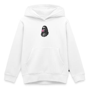 Chewing-gum Albrecht Dürer - Sweat Premium à capuche enfant bio - blanc - Devant - AI Model Kid Female (0cm)