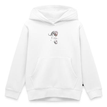 Wasserotter Brüller - Kinder Premium Organic Hoodie - Weiß - Vorne - AI Model Kid Female (0cm)