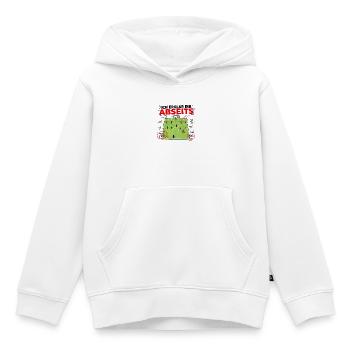 Abseits Erklärt Chaos Fußball Taktik Lustig  - Kinder Premium Organic Hoodie - Weiß - Vorne - AI Model Kid Female (0cm)