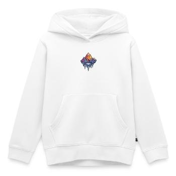 Eisberge Symbol Berge - Kinder Premium Organic Hoodie - Weiß - Vorne - AI Model Kid Female (0cm)