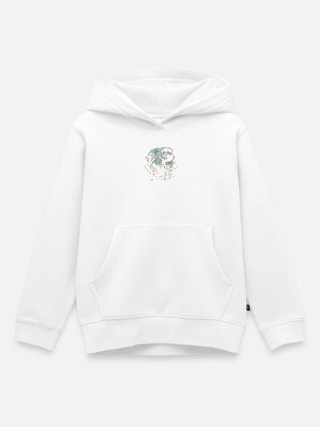 Mondnacht Antenabenteuer - Kinder Premium Organic Hoodie - Weiß