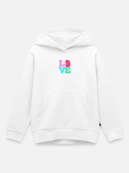 Nierenspender Spender Niere - Kinder Premium Organic Hoodie - Weiß