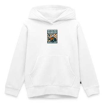 Wochenendkrieger | Renovierung Planer - Kinder Premium Organic Hoodie - Weiß - Vorne - AI Model Kid Female (0cm)