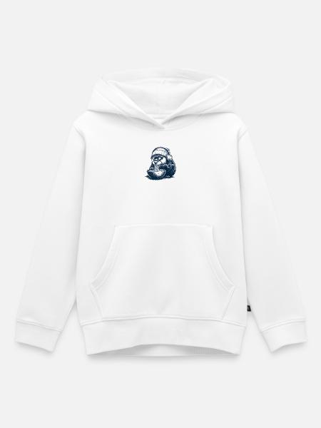 Ramen Otter - Kinder Premium Organic Hoodie - Weiß