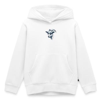 Großartige Ziege - Kinder Premium Organic Hoodie - Weiß - Vorne - AI Model Kid Female (0cm)