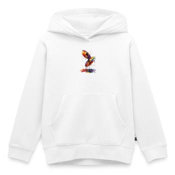 Becken mit tropfenden Farben - Kinder Premium Organic Hoodie - Weiß - Vorne - AI Model Kid Female (0cm)