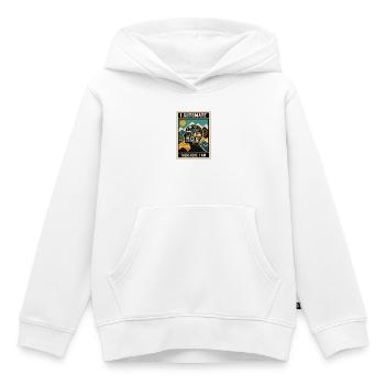 I automate | Smart Home Technology - Kids Premium Organic Hoodie - white - Front - AI Model Kid Female (0cm)