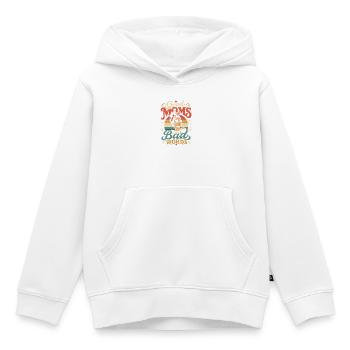 Mutige Mamas sagen Schimpfwörter - Kinder Premium Organic Hoodie - Weiß - Vorne - AI Model Kid Female (0cm)