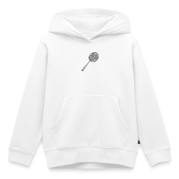Badminton rackets - Kids Premium Organic Hoodie - white - Front - AI Model Kid Female (0cm)
