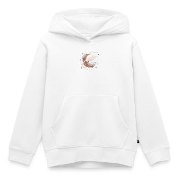 Himmlische Mondratte - Kinder Premium Organic Hoodie - Weiß - Vorne - AI Model Kid Female (0cm)
