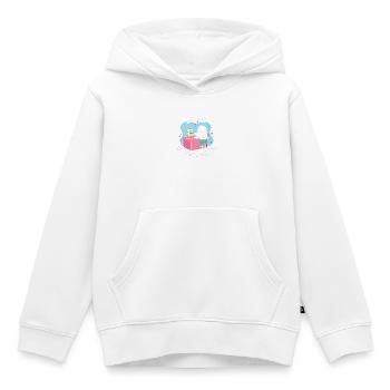 Its OK to Be Seen Trying - Kids Premium Organic Hoodie - white - Front - AI Model Kid Female (0cm)