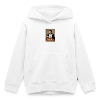 Napoléon joue aux échecs. - Sweat Premium à capuche enfant bio - blanc - Devant - AI Model Kid Female (0cm)