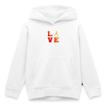 Geschenkidee für eine Running mit Running - Kinder Premium Organic Hoodie - Weiß - Vorne - AI Model Kid Female (0cm)