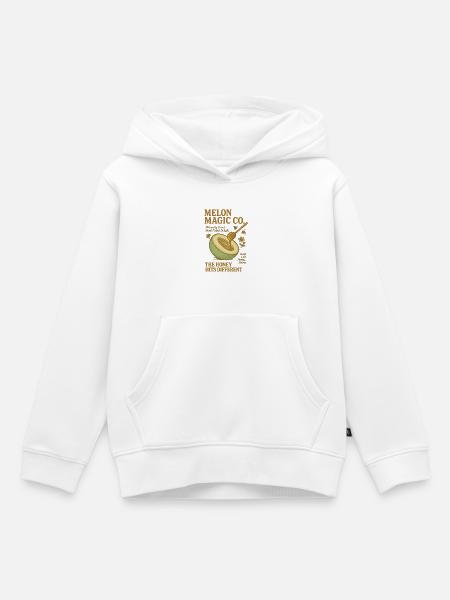 Honig Melone Bienen Sommer - Kinder Premium Organic Hoodie - Weiß