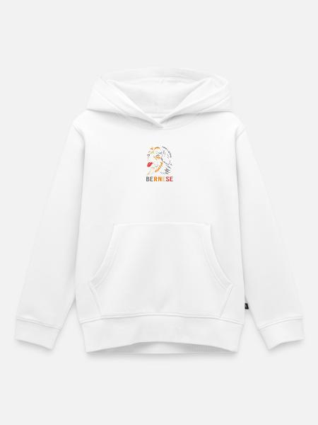 Berner Sennenhund - Kinder Premium Organic Hoodie - Weiß