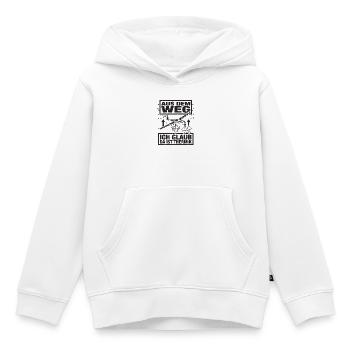 Ich Glaub Da ist Thermik Segelflieger - Kinder Premium Organic Hoodie - Weiß - Vorne - AI Model Kid Female (0cm)