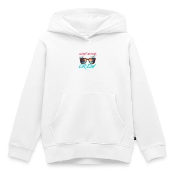 Lloret De Mar Party Crew - Kinder Premium Organic Hoodie - Weiß - Vorne - AI Model Kid Female (0cm)