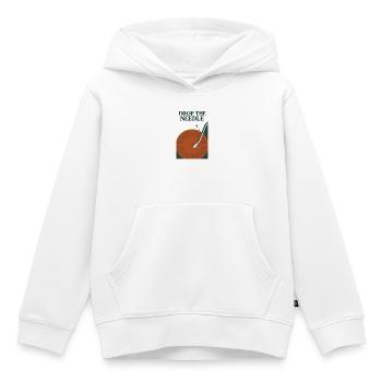 Nadel auflegen | Schallplatte & Vinyl - Kinder Premium Organic Hoodie - Weiß - Vorne - AI Model Kid Female (0cm)