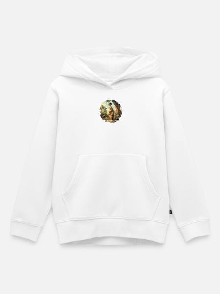 Meerkat Erdmännchen - Kinder Premium Organic Hoodie - Weiß