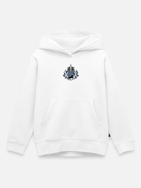 Triglav slawisches Wappen - Kinder Premium Organic Hoodie - Weiß