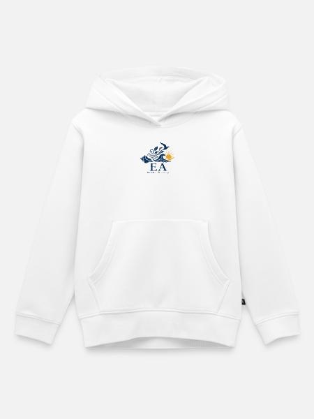 Ea Breath Life - Kinder Premium Organic Hoodie - Weiß