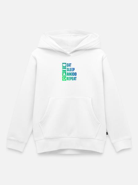 Japanische Kampfkunst Geschenkidee für Weihnachten - Kinder Premium Organic Hoodie - Weiß
