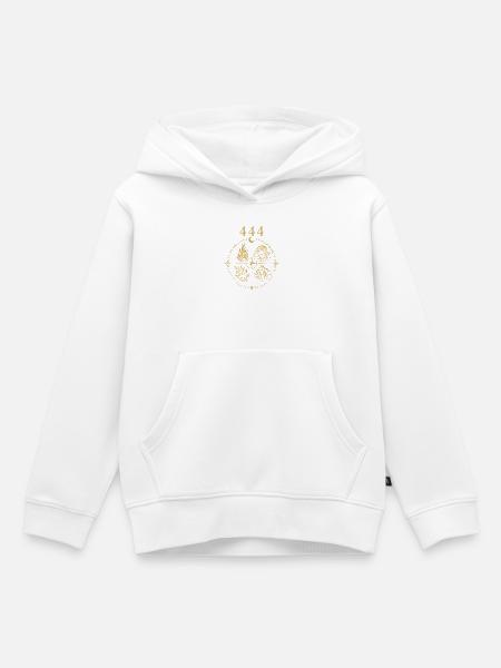 444 Elementarschutz - Kinder Premium Organic Hoodie - Weiß