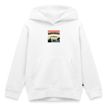 Heimat ist, wo mein Dorf ist - Kinder Premium Organic Hoodie - Weiß - Vorne - AI Model Kid Female (0cm)
