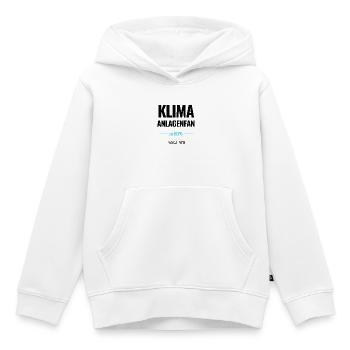 Klimaanlagenfan zu 100% 18 Grad, bitte - Kinder Premium Organic Hoodie - Weiß - Vorne - AI Model Kid Female (0cm)